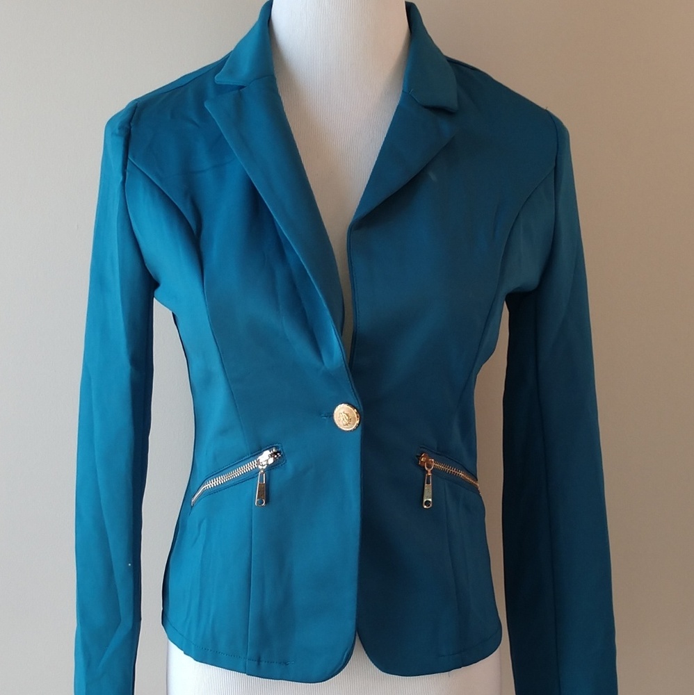 Blazer - Jade Blue - Picture 3 of 6